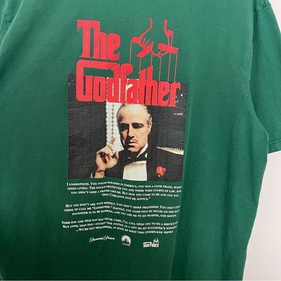 The Godfather T Shirt Tee Size 2XL Paramount Shoe Palace Green Short Sleeve - Picture 7 of 12